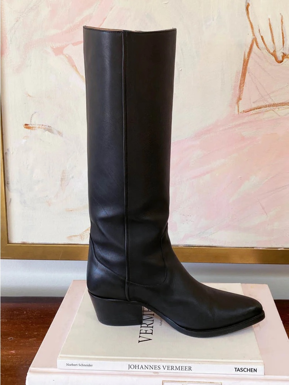 Emerson Fry Knee High boots size 38 black leather - Picture 3 of 9